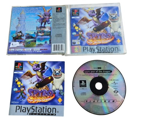 SPYRO YEAR OF THE DRAGON PSX PS1 PS2 SPYRO YEAR OF THE DRAGON PSX PS1 PS2